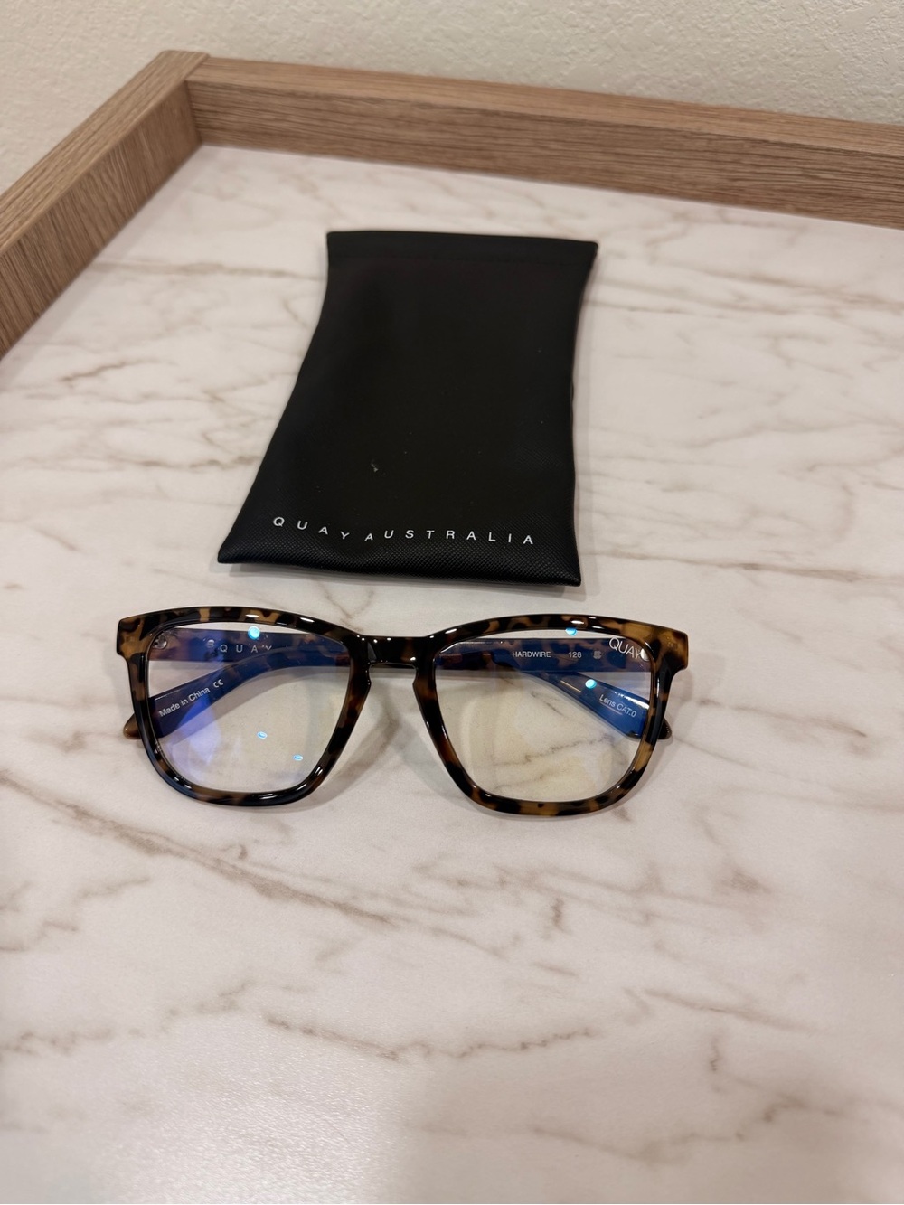 Quay Australia Women’s Tortoiseshell Blue-Light Blocking Glasses